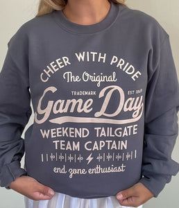 Game Day "Cheer with Pride" Crewneck Sweatshirt