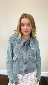 Vivienne Stone Wash Denim Jacket