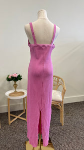 Bubblegum Barbie Maxi Dress