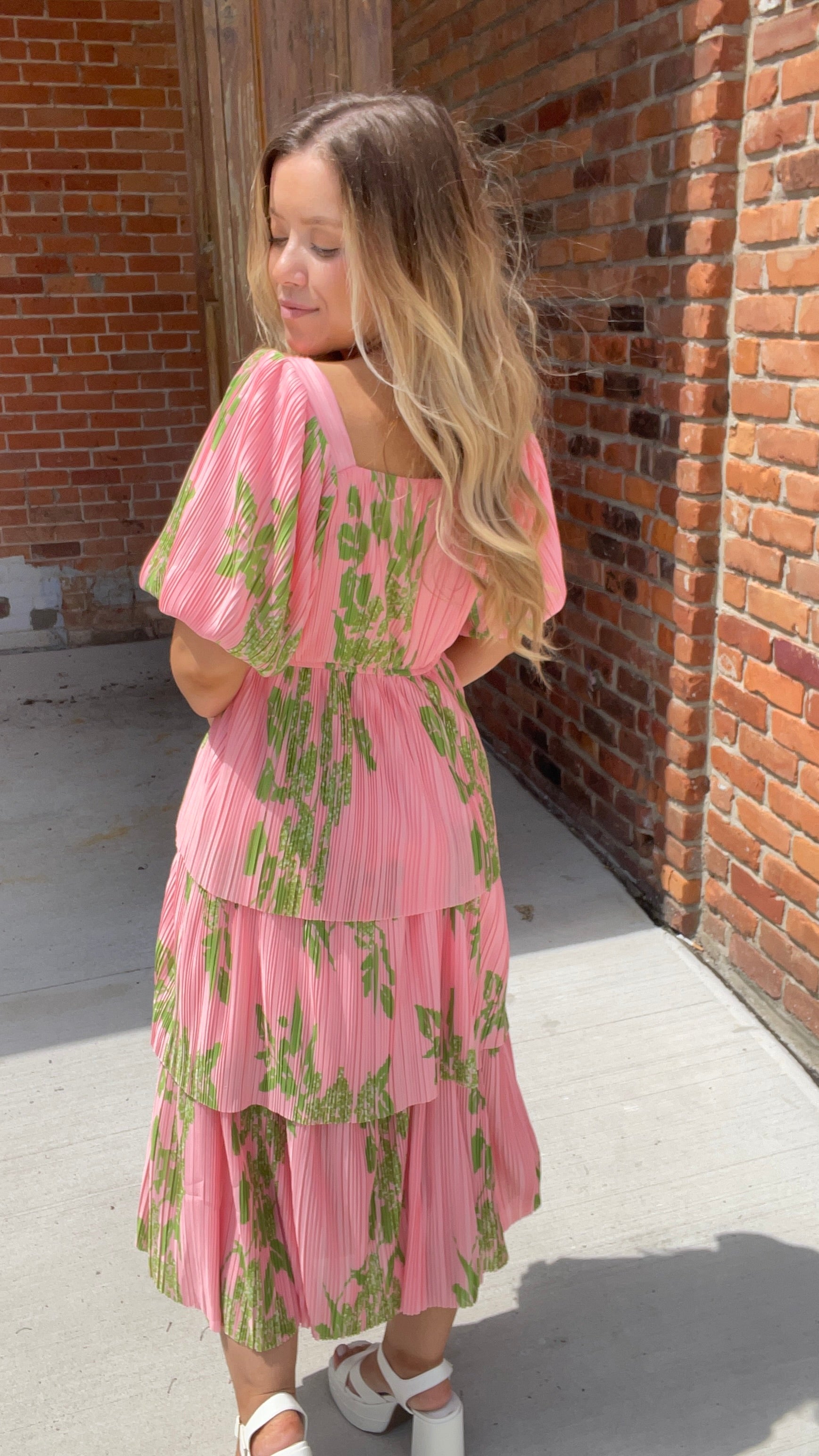 Lost in Paradise Midi Dress