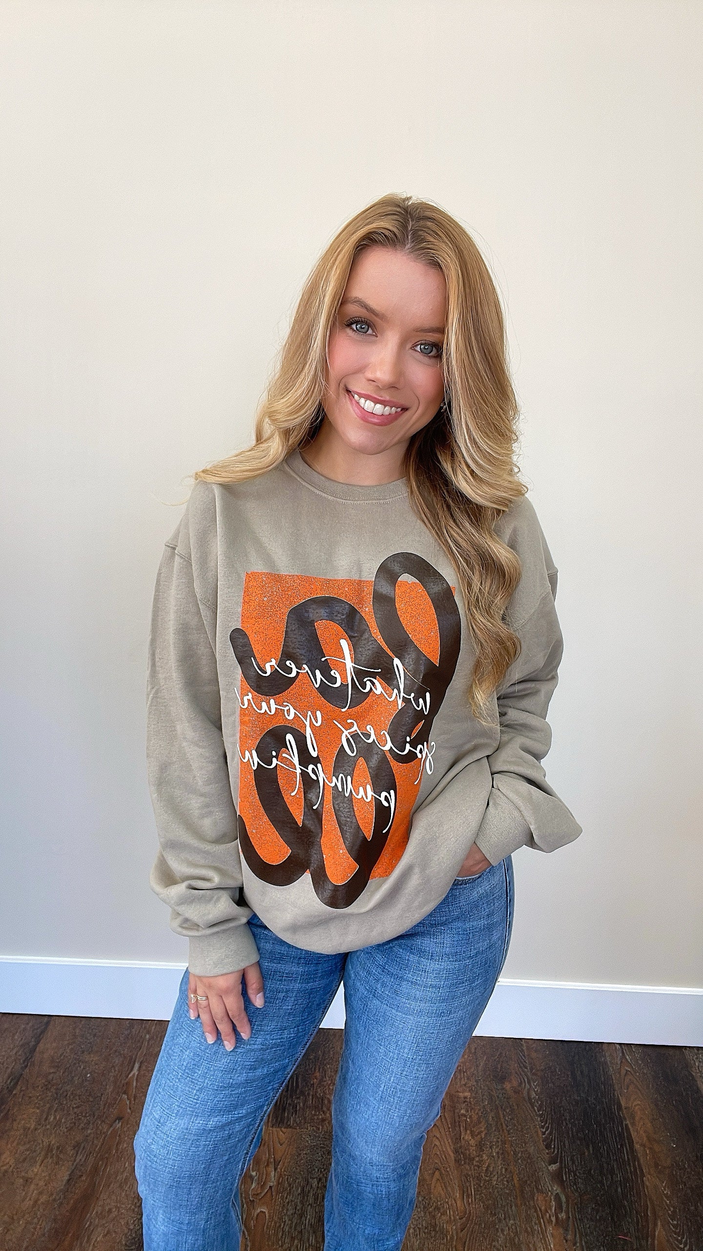 “Whatever Spices Your Pumpkin” Crewneck Sweatshirt