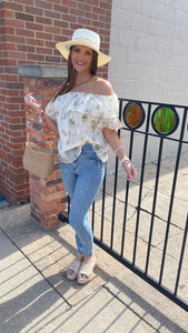 Garden Party Off-the-Shoulder Top