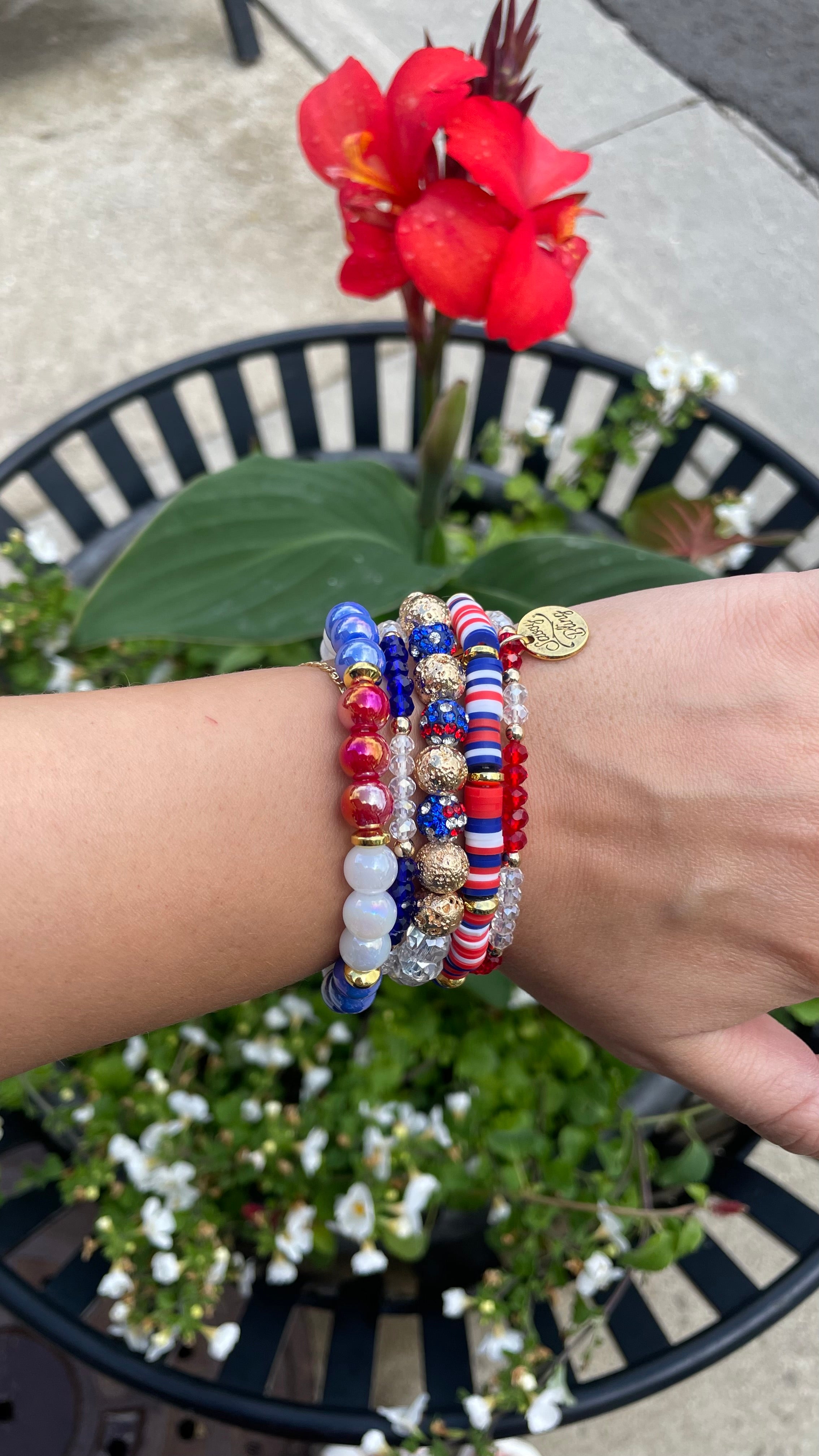 Fireworks Show Bracelet Stack