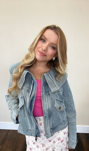 Vivienne Stone Wash Denim Jacket