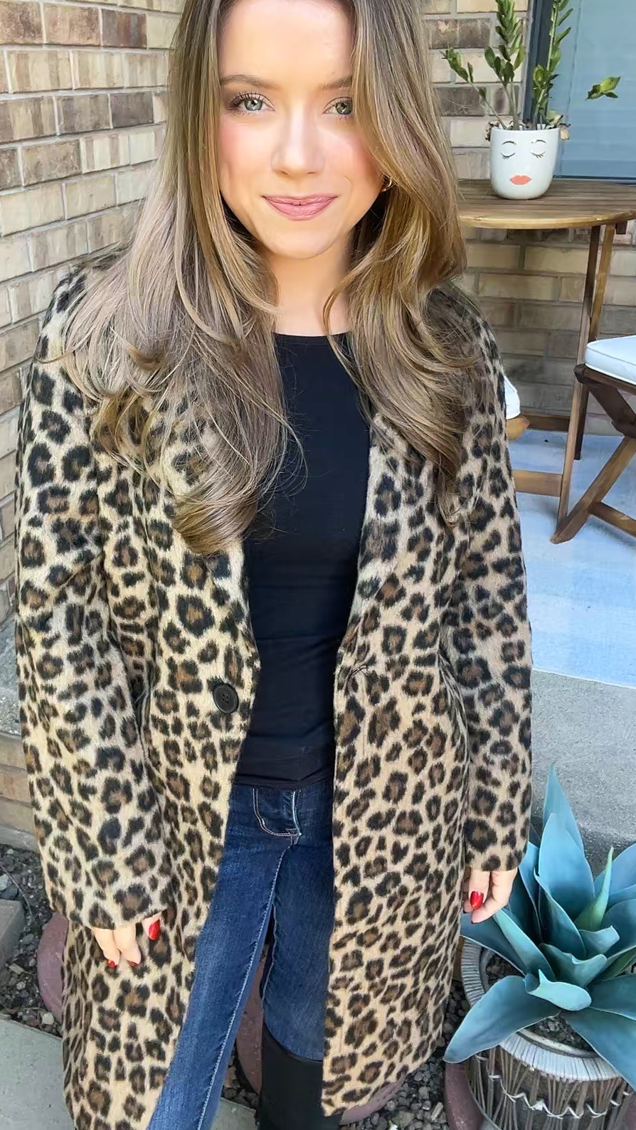 The Lorelai Look Leopard Print Statement Coat