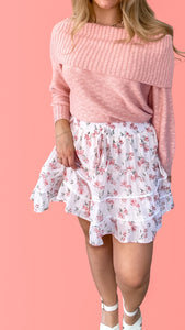 Flower Market Mini Skirt