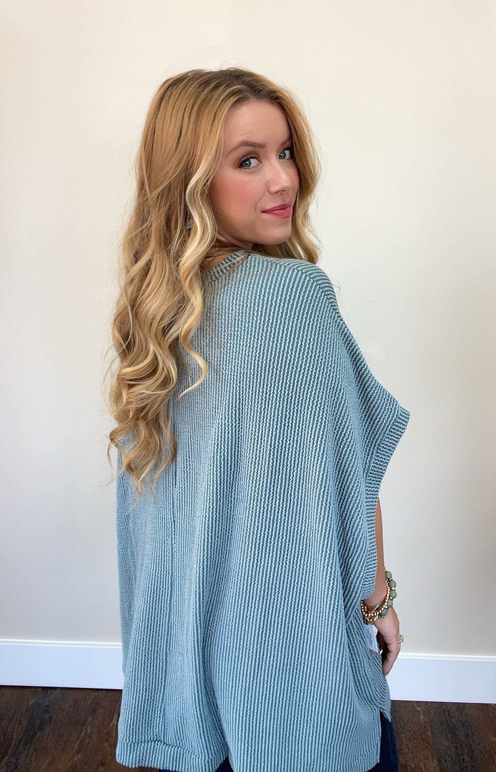 Brynne Corded Knit Tunic Top