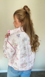 The New Brunch Floral Quilted Jacket