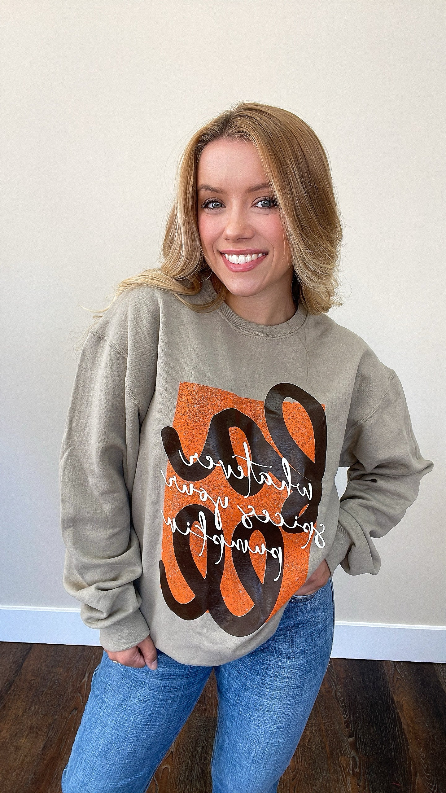 “Whatever Spices Your Pumpkin” Crewneck Sweatshirt