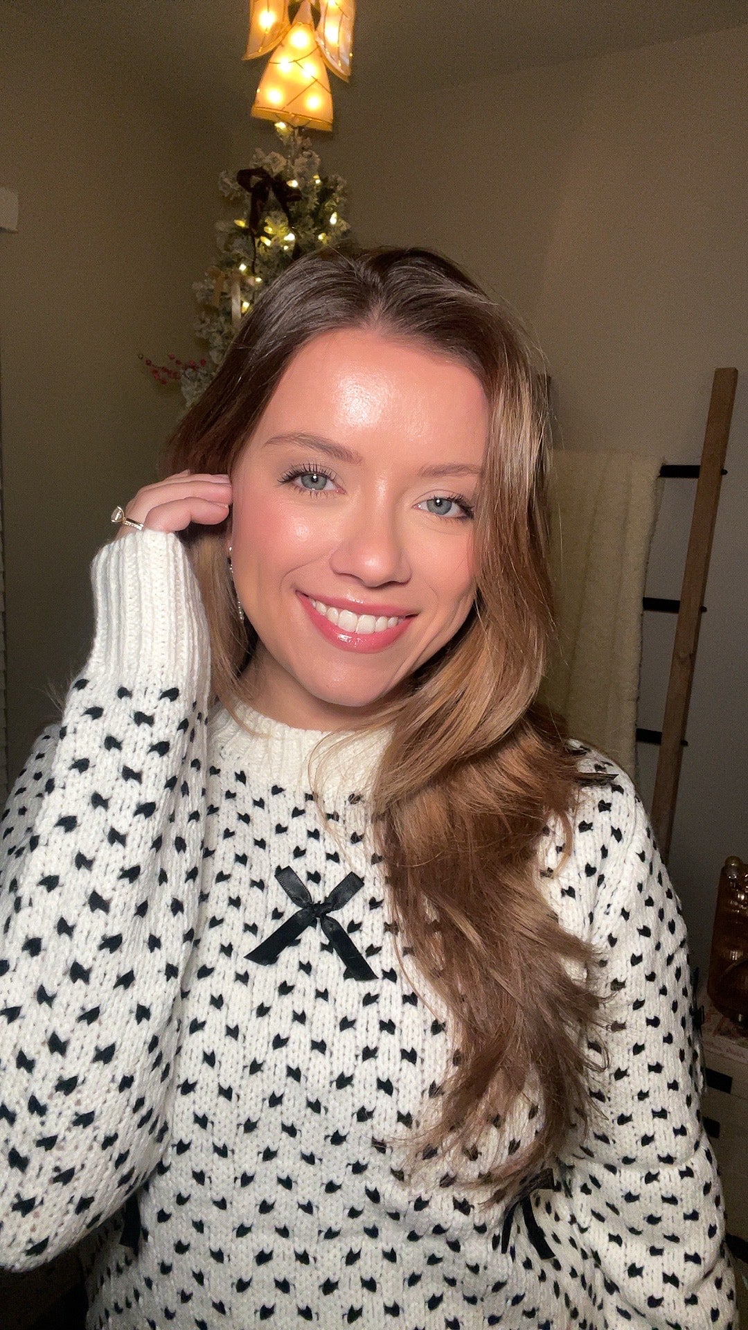 Rows of Bows Detail Sweater