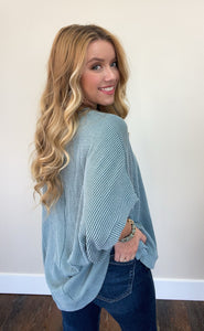 Brynne Corded Knit Tunic Top