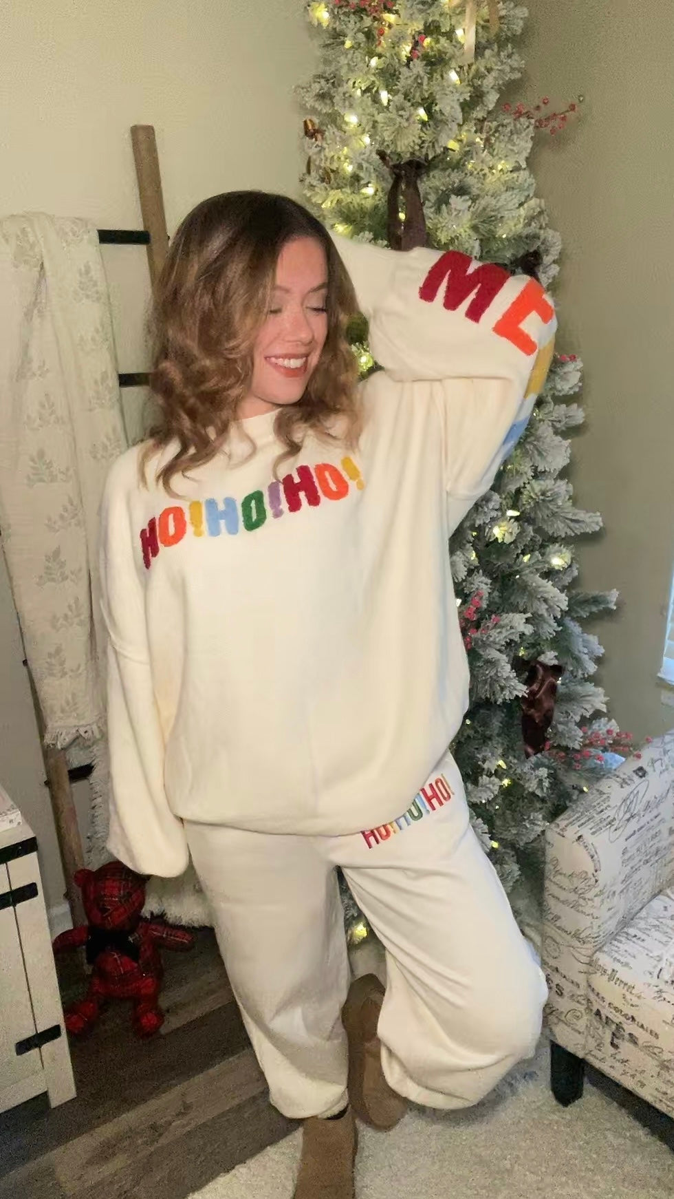 Merrier Oversized Knit Holiday Sweater