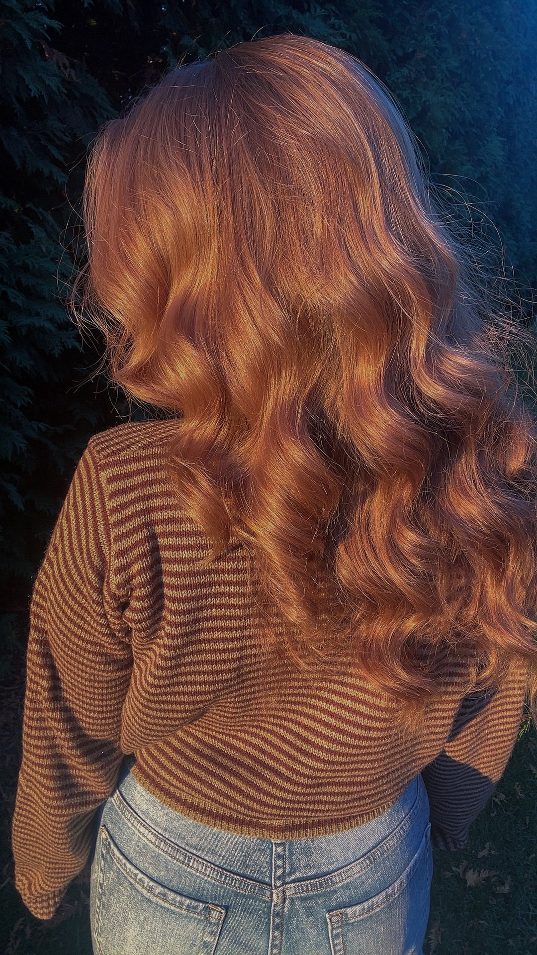 Tallulah Tie Neck Striped Cardigan Sweater