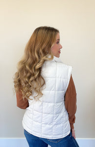 Jillian Zip Up Puffer Vest