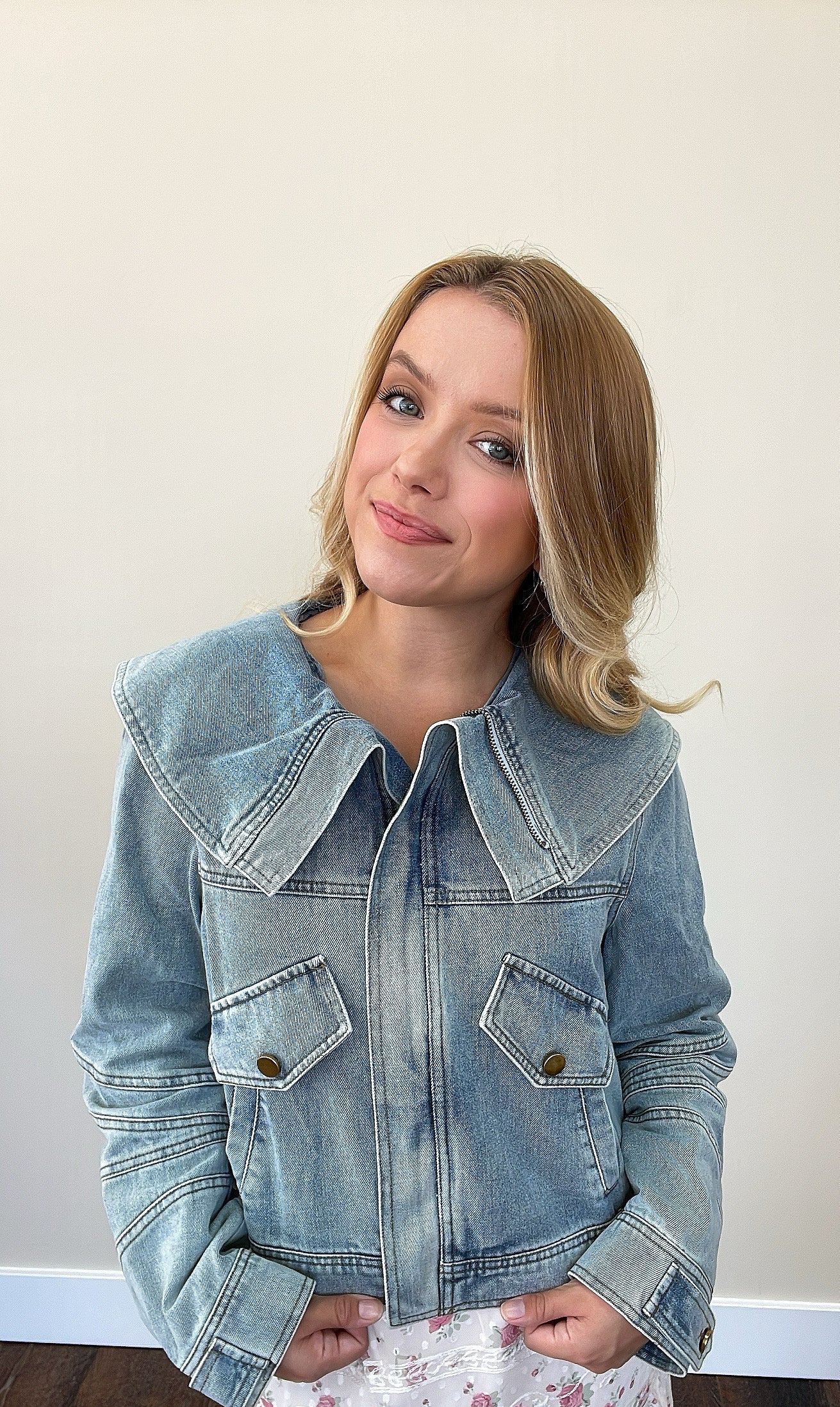 Vivienne Stone Wash Denim Jacket