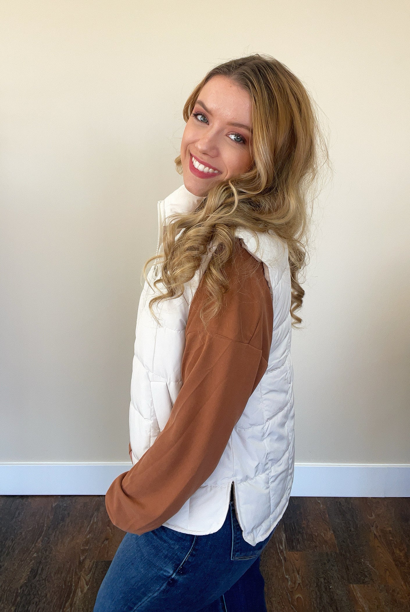 Jillian Zip Up Puffer Vest